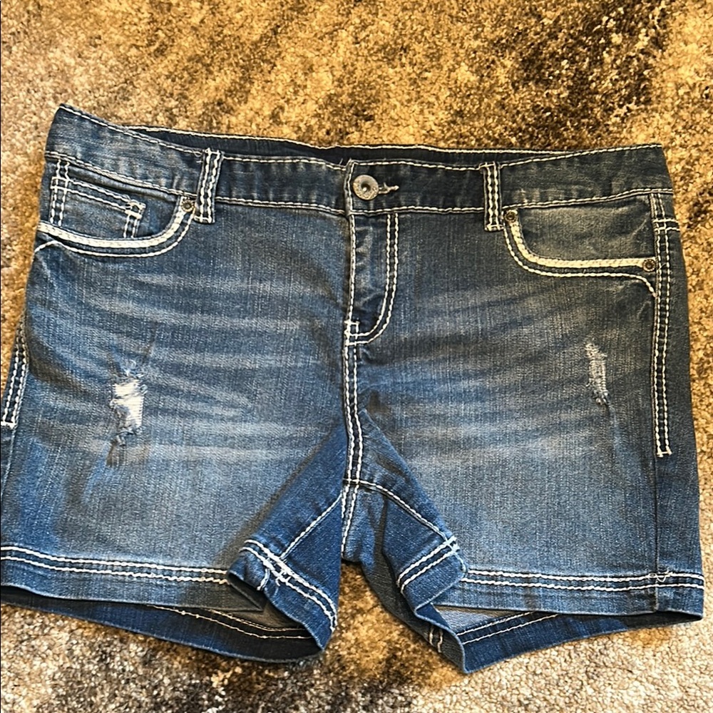 Stylish Blue Denim Shorts